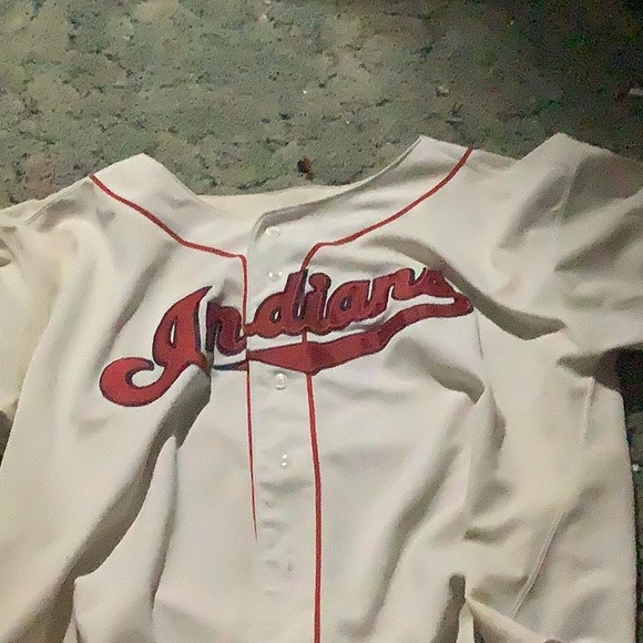 White and Red Baseball Jersey GARDIANS